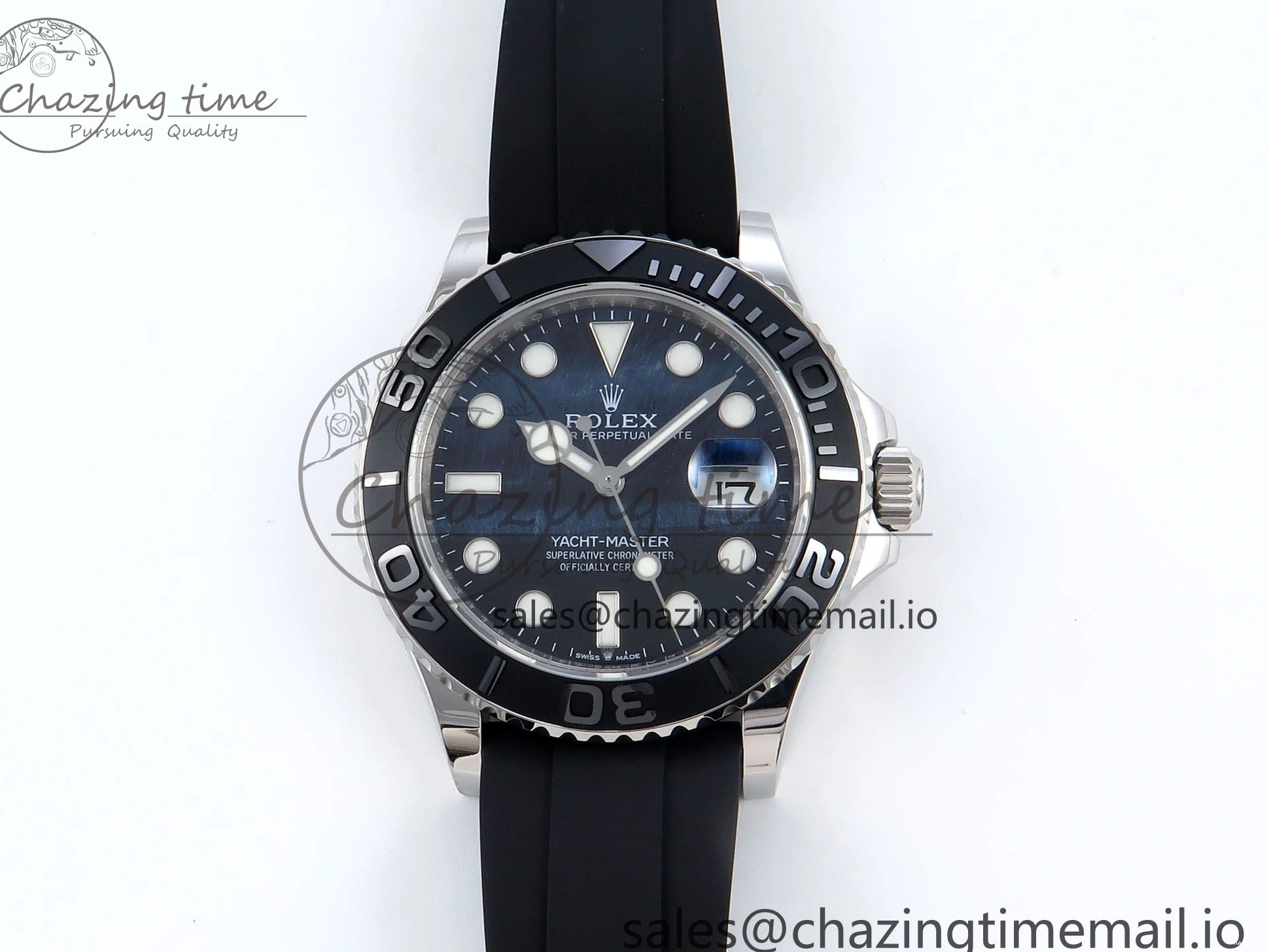 Falcon’s 42mm 226659 Oysterflex Edition Dial A3235 EWEF Eye Best on Yacht-Master Strap 0516